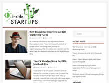 Tablet Screenshot of inside-startups.com